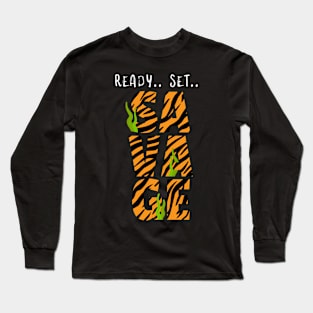 Savage Ladies, Savage Bougie Classy, Tiger Print, Savage Mode Long Sleeve T-Shirt